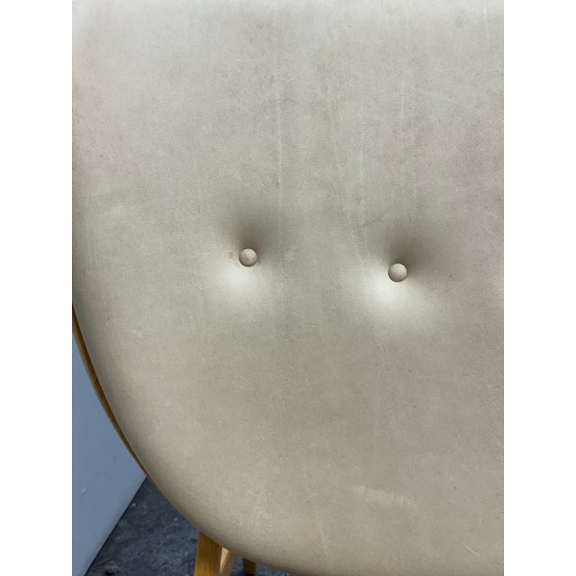 Norr11 Elephant Vintage Leather Lounge Chair, Natural Oak For Sale - Image 4 of 12