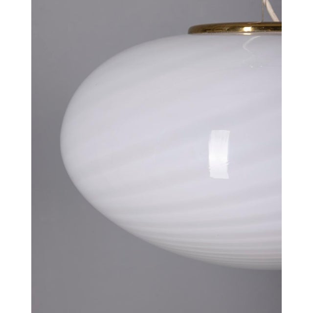 1970s Vintage Italian Murano Glass Chandelier, 1970s For Sale - Image 5 of 8
