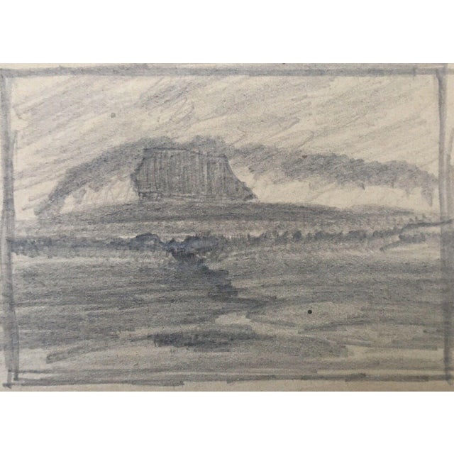 Krumm Hans, Hallig Friesenhaus with Trees, 1890s, Gouache and Ink For Sale - Image 10 of 13