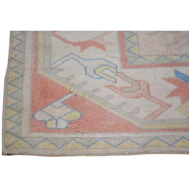 Turkish Vintage Turkish Anatolian Knotted Wool Rug, 4'x5'3'' For Sale - Image 3 of 4