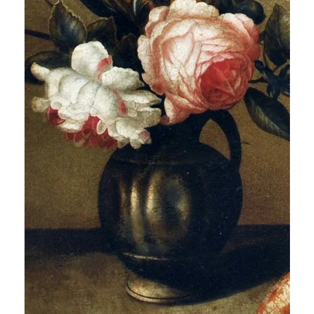 After Balthasar van der Ast, Flowers Still Life, 2010, Oil on Canvas For Sale - Image 3 of 6