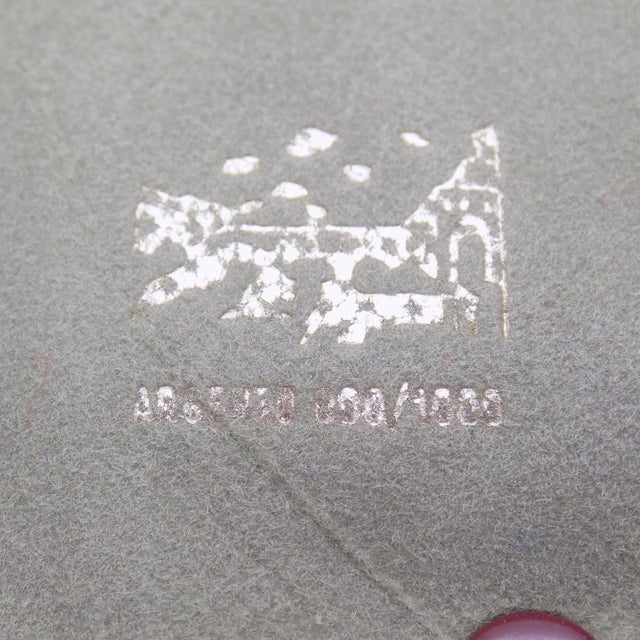 Vintage Italian Handmade Genuine Silver Paper Knife and Magnifier Desk Set For Sale - Image 16 of 18