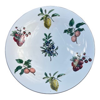 Vintage PFaltzgraff Farmers Market Pasta, Fruit Serving Bowl For Sale