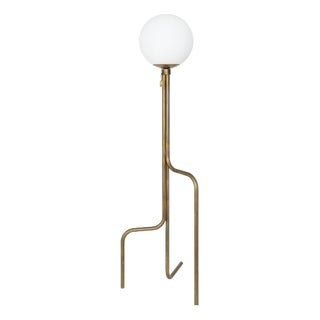 Strapatz Floor Lamp in Brass and Glass by Sabina Grubbeson for Konsthantverk For Sale