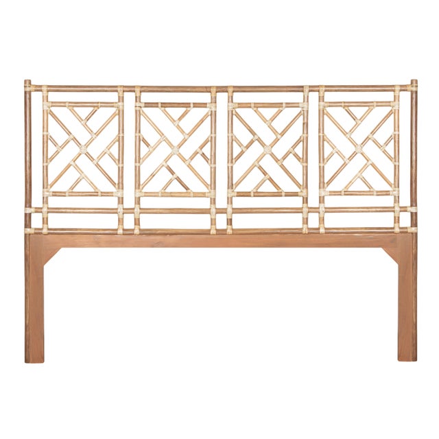 Not Yet Made - Made To Order Chippendale Platform Bed King - Natural For Sale - Image 5 of 10