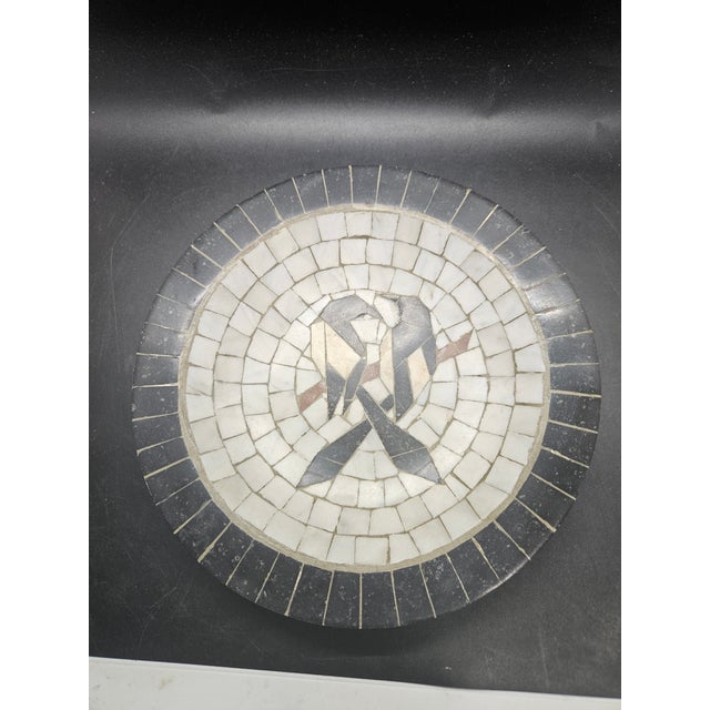 Vintage MCM Heide Mosaic Dish of Denmark