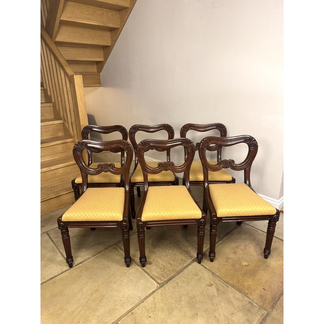 Black Antique Regency Mahogany Dining Chairs, 1820, Set of 6 For Sale - Image 8 of 8