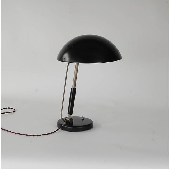 Bauhaus Style Black Desk Lamp by Karl Trabert Chairish