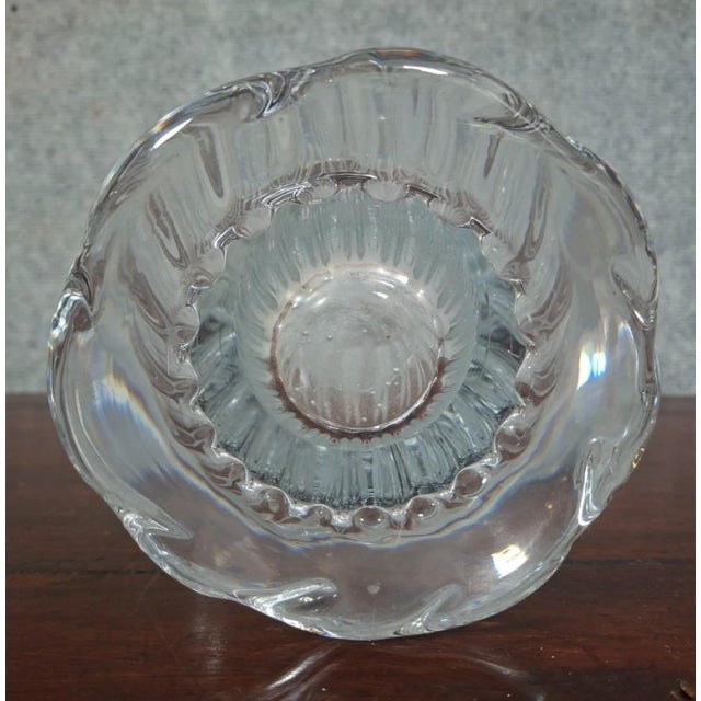 Crystal Vase from Daum, France For Sale - Image 6 of 7