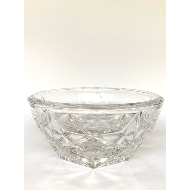 Tiffany and Co. 1980s Tiffany & Co. “Stars” Crystal Bowl For Sale - Image 4 of 8