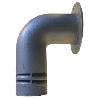 Industrial Pipe Outdoor Wall Lamp by Ole Pless Jørgensen for Nordisk Solar, 1970s For Sale