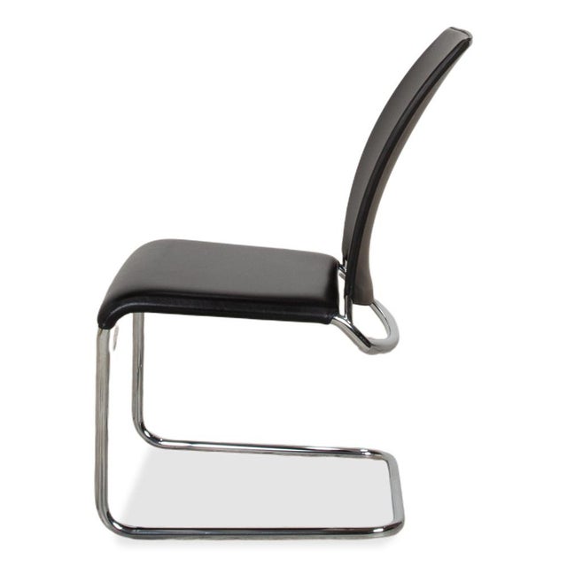 Chairs in Black Leather from Draenert, Set of 6 For Sale - Image 15 of 18