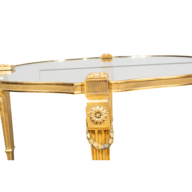 P.E. Guerin p.e Guerin Bronze and Glass Coffee Table For Sale - Image 4 of 8