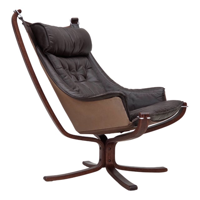 Norwegian Falcon Lounge Chair by Sigurd Ressel for Vatne Møbler, 1970s For Sale