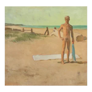 Duane Wakeham (American B. 1931 - ) Late Afternoon on the Beach