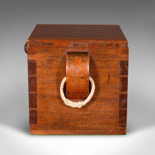 Late 19th Century 1880's Antique Walnut Storage Box For Sale - Image 5 of 10