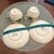 Ceramic 1950s Mid Century Modern "I Love Lucy" Franciscan Ivy Teapot and 2 Cups and Saucers For Sale - Image 7 of 7
