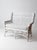 White Antique Early 20th Century White Wicker Loveseat For Sale - Image 8 of 15