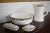 White Belgian Toilet Set Nimy with Gilded Decor, Set of 4 For Sale - Image 8 of 10