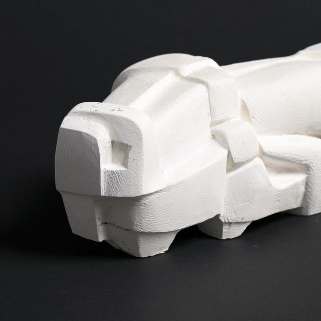 Jan Keustermans, Abstract Sculpture, Plaster For Sale - Image 12 of 18