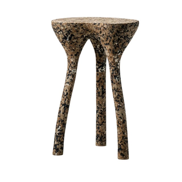 Stone Neige Sculptural Stone Side Table by Donatas Zukauskas For Sale - Image 7 of 7