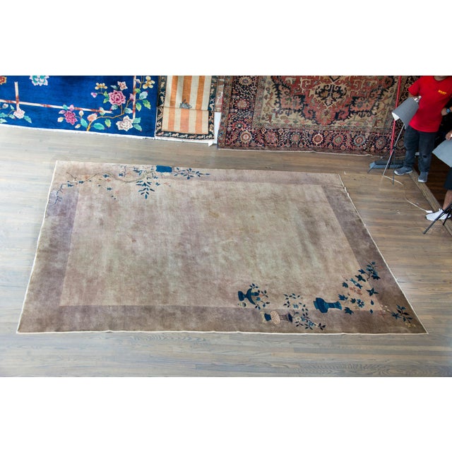 Early 20th Century Chinese Art Deco Rug For Sale In Chicago - Image 6 of 15