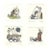 Set of Four Golf Color Etchings For Sale