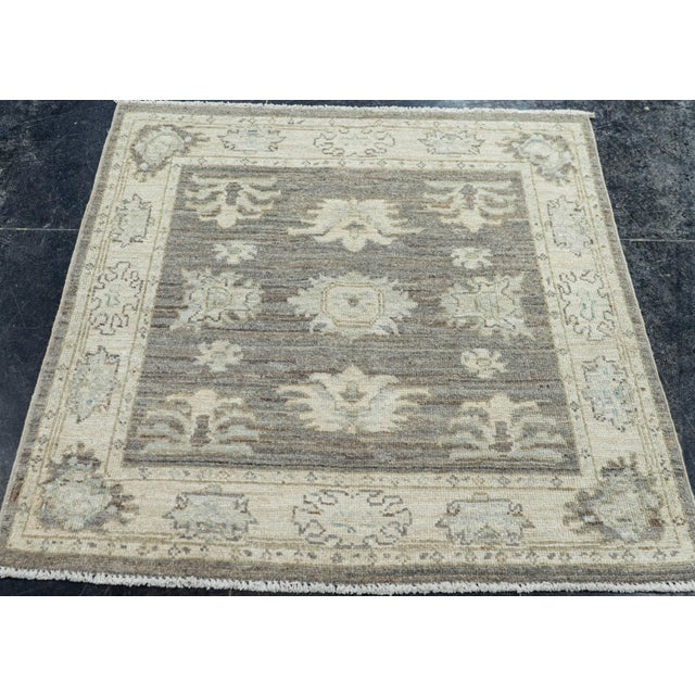 Oushak Square Rug 3' x 3'1" #22733 Explore a curated collection of hallway runners, wool rugs, and handmade masterpieces...