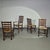 Rustic Oak Farmhouse Ladderback Dining Chairs with Rush Seats, 1960s, Set of 4 For Sale - Image 12 of 18