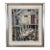 1949 Mid Century Swedish Modernist Harbour Oil Painting by Edvin Ollers For Sale