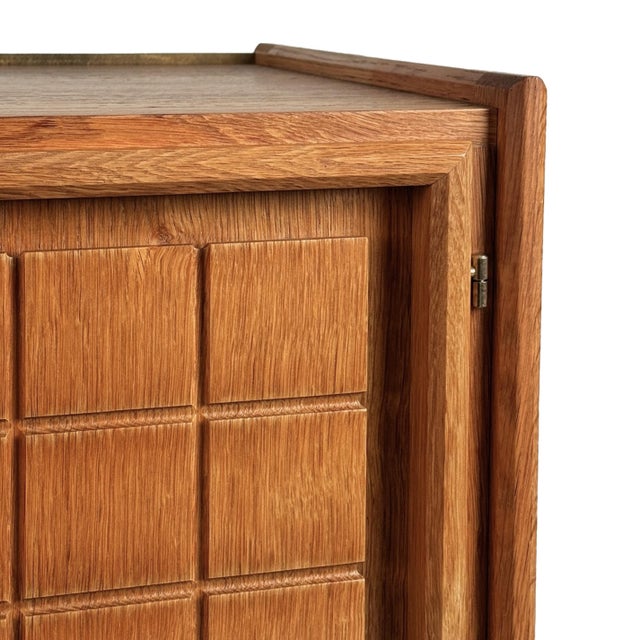 Vintage 1940's Danish Oak Cabinet For Sale In Seattle - Image 6 of 6