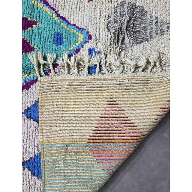 2020s Handwoven Berber Wool Rug - For Sale - Image 5 of 8