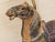 Vintage Equestrian Horse Table Lamp With Black Shade For Sale In Los Angeles - Image 6 of 9