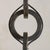 Metal 1960s French Brutalist Iron Two-Light Pendant For Sale - Image 7 of 7