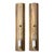 One of a Kind Pair of Joseph Malekan Repurposed Solid Bronze Sconces For Sale