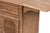 British Colonial Drop Leaf Server with Caned Doors For Sale - Image 9 of 11