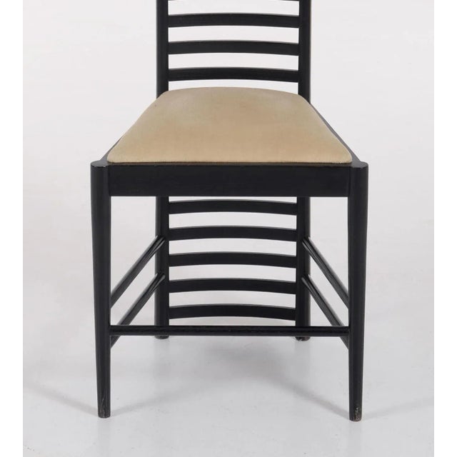 Hill House Chair attributed to Charles Rennie Mackintosh, 1970s For Sale - Image 3 of 11