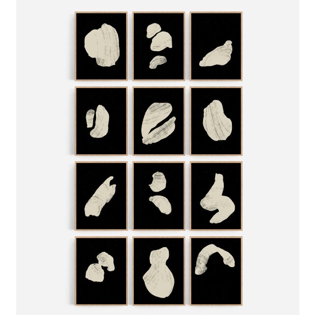 Contemporary Abstract Figure Giclee Prints - Set of 12 For Sale - Image 3 of 5