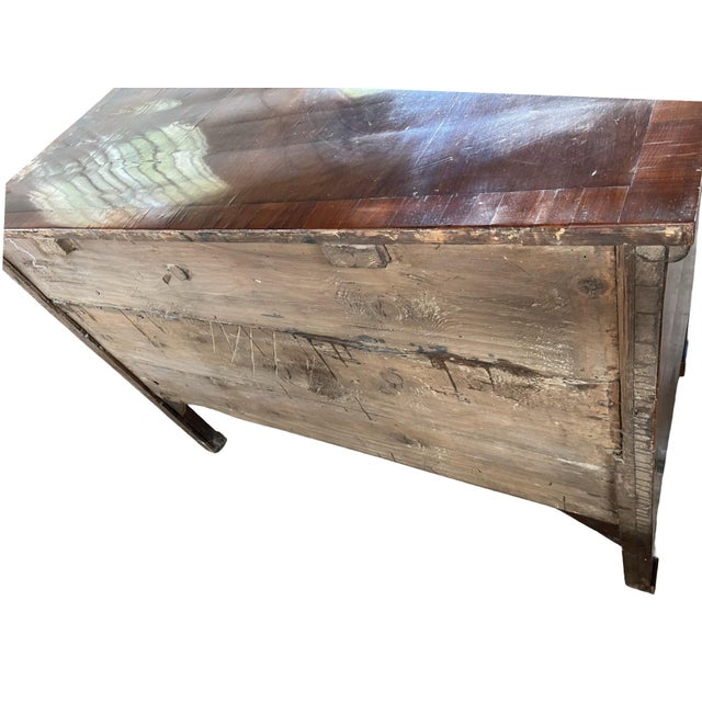 19th Century Empire Walnut Chest of Drawers For Sale - Image 9 of 13