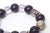Metal Bracelet With Silver and Purple Stones With Stretch Elastic Jeweler Made For Sale - Image 7 of 8