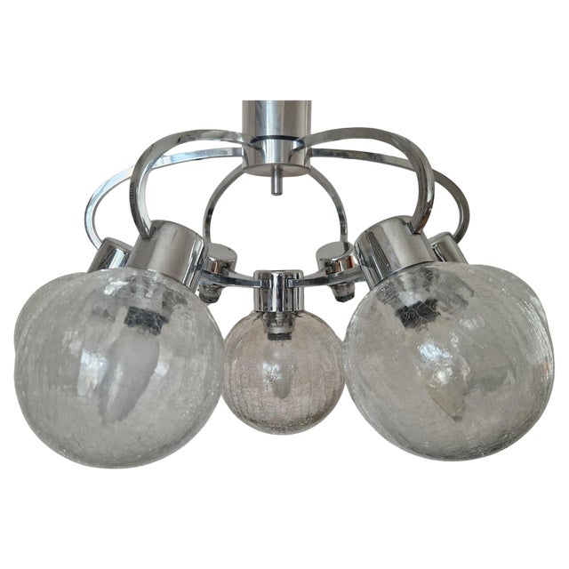 Midcentury Modern German Flushmount, 1970s For Sale