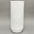 Mid 20th Century Vintage Mid-Century White Milk Glass Swirl Cylinder Vase For Sale - Image 5 of 8