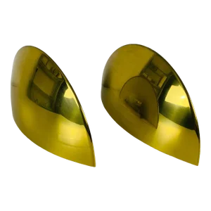 Florian Schulz Midcentury Brass Wall Lamps, 1960s - A Pair