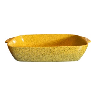 Vintage Stoneware Baking Dish Made in Portugal For Sale
