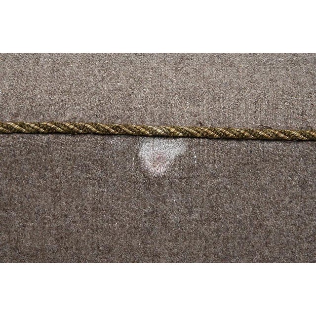 Sand 1960's Danish Modern Sofa W Tufted Back For Sale - Image 8 of 11