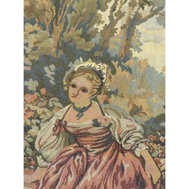 1960s French Aubusson Jacquard Tapestry, 1960s For Sale - Image 5 of 18