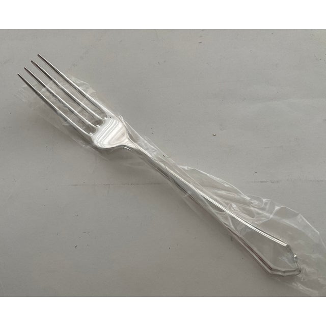 Traditional 1970s Silver Dinner Fork, Pembury Pattern For Sale - Image 3 of 11