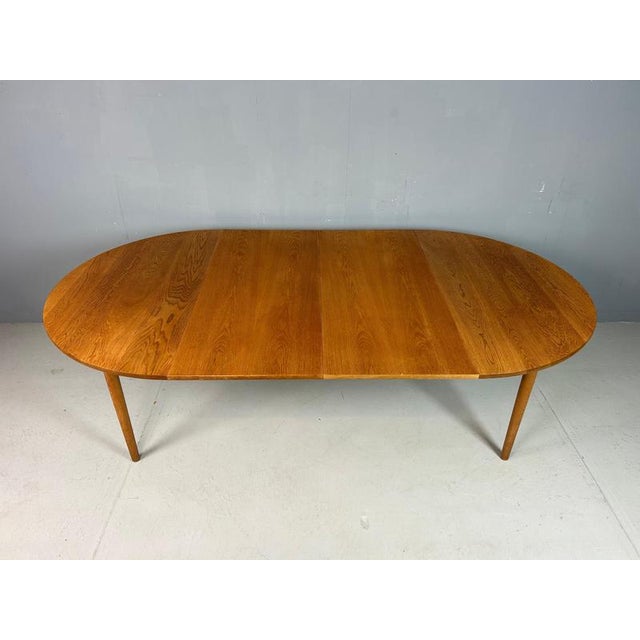 PP70 Round Extendable Dining Table attributed to Hans J. Wegner for Andreas Tuck, Denmark, 1970s For Sale - Image 6 of 10
