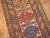 Tribal Geometric Antique Zabihi Collection Persian Kurdish Runner - 3' x 16'5" For Sale - Image 9 of 10