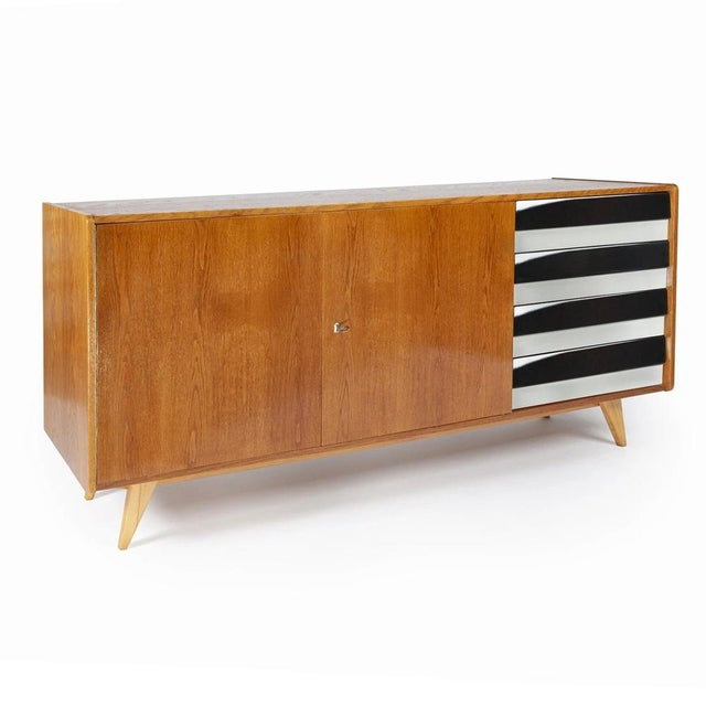 U-460 Sideboard by Jiří Jiroutek for Interier Praha, 1970s For Sale - Image 3 of 13